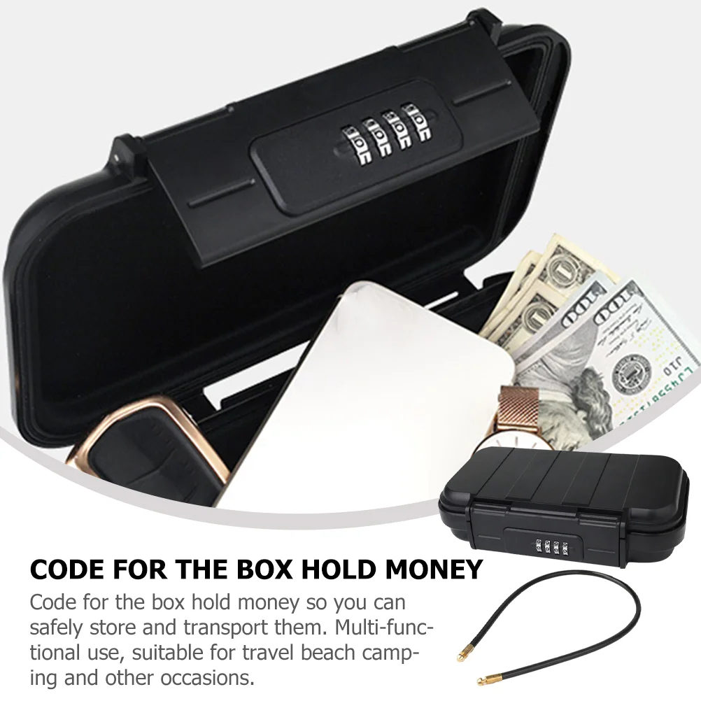 Travel Beach Storage Box Safe for Valuables and Phone Portable Stable Money Case