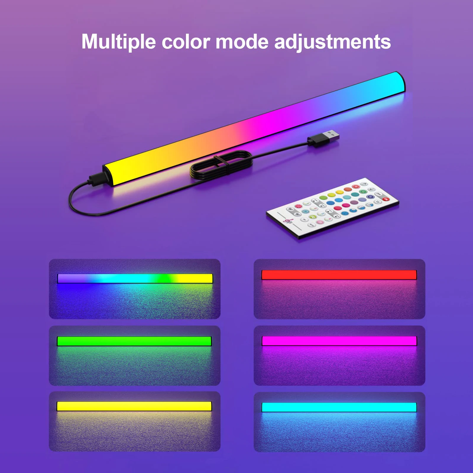 Inteligentny RGB LED pod Monitor z lampką Bluetooth pilot aplikacji sterować lampami komputerowymi synchronizacja muzyczna z ekranem lampka na