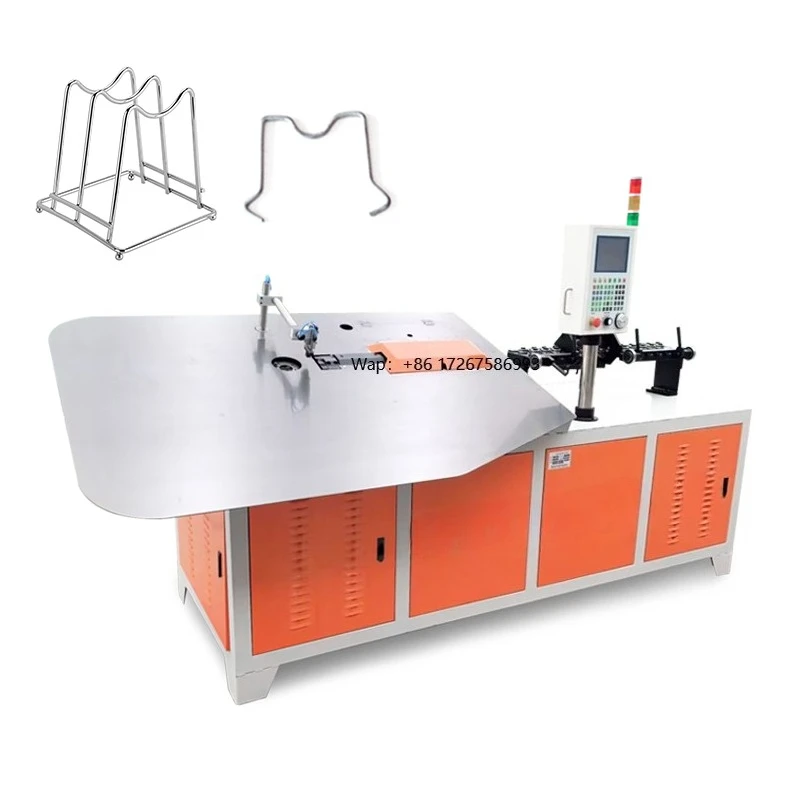 

3-8mm Multi Function CNC Automatic Stainless Steel Iron Wire Shaping 2D Bender Wire Bending Machine CNC Wire Forming Machine