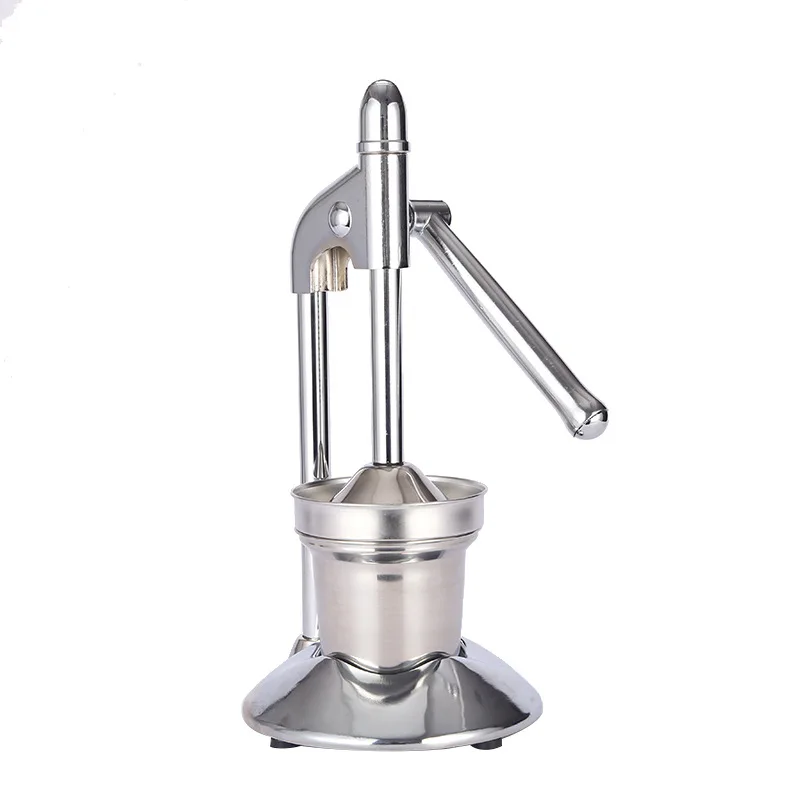 Imagem -02 - Espremedor de Citrinos Manual Citrus Press Machine Espremedor de Laranja de Aço Inoxidável Uso Comercial e Doméstico com Filtro e Recipiente