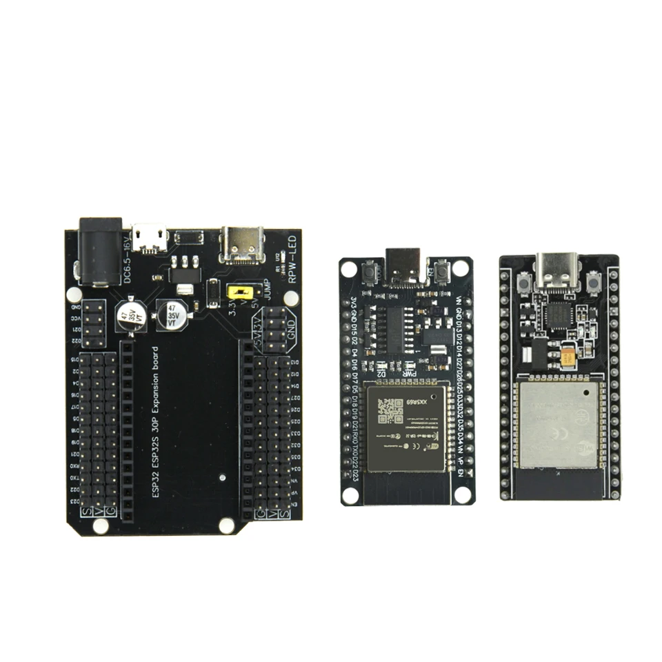ESP32 TYPE-C USB CH340C CP2102 WiFi+Bluetooth Ultra-Low Power Dual Core ESP32-DevKitC-32 ESP-WROOM-32 Expansion Board