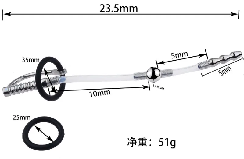 大人のための金属製の舌プラグ,馬の目の挿入ロッド,ペニスの形をした刺激,男性のためのコックの大人のおもちゃ,大型マスターベーション