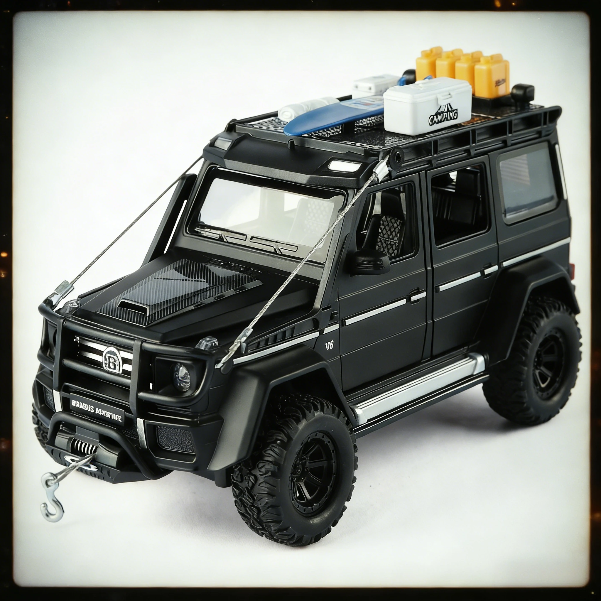 

Масштабная модель внедорожника G550 4X4 (1:24) из сплава, со звуковыми и световыми эффектами, игрушка для коллекционирования, подарок для детей