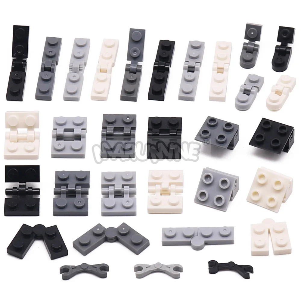 MARUMINE MOC Blocks Changeover Catch 60 Stück drehbare Bausteine, Scharnierplatte, kompatibel mit 2429 44301 60478 63868 48336 – Detail 3