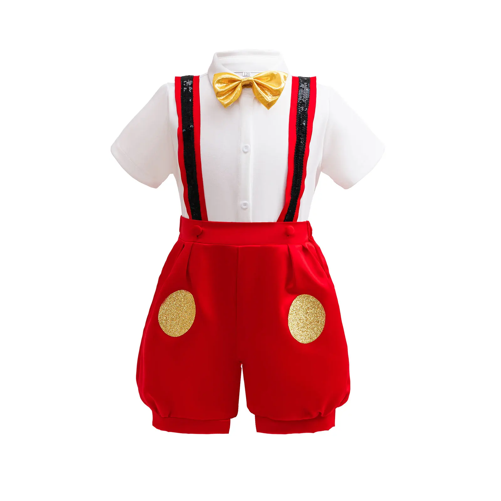 Girl Minnie Role Play Princess Dress Boy Mickey Costume Jacket Shorts Set Kid Halloween Birthday Party Cosplay Outfit 3‑10 Years image 5