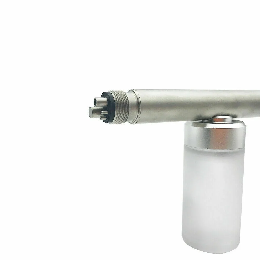 

Dental Alumina Air Abrasion System Microetcher Polisher Sandblaster 4 Hole Aluminum Oxide Sandblasting Gun with Cooling Function