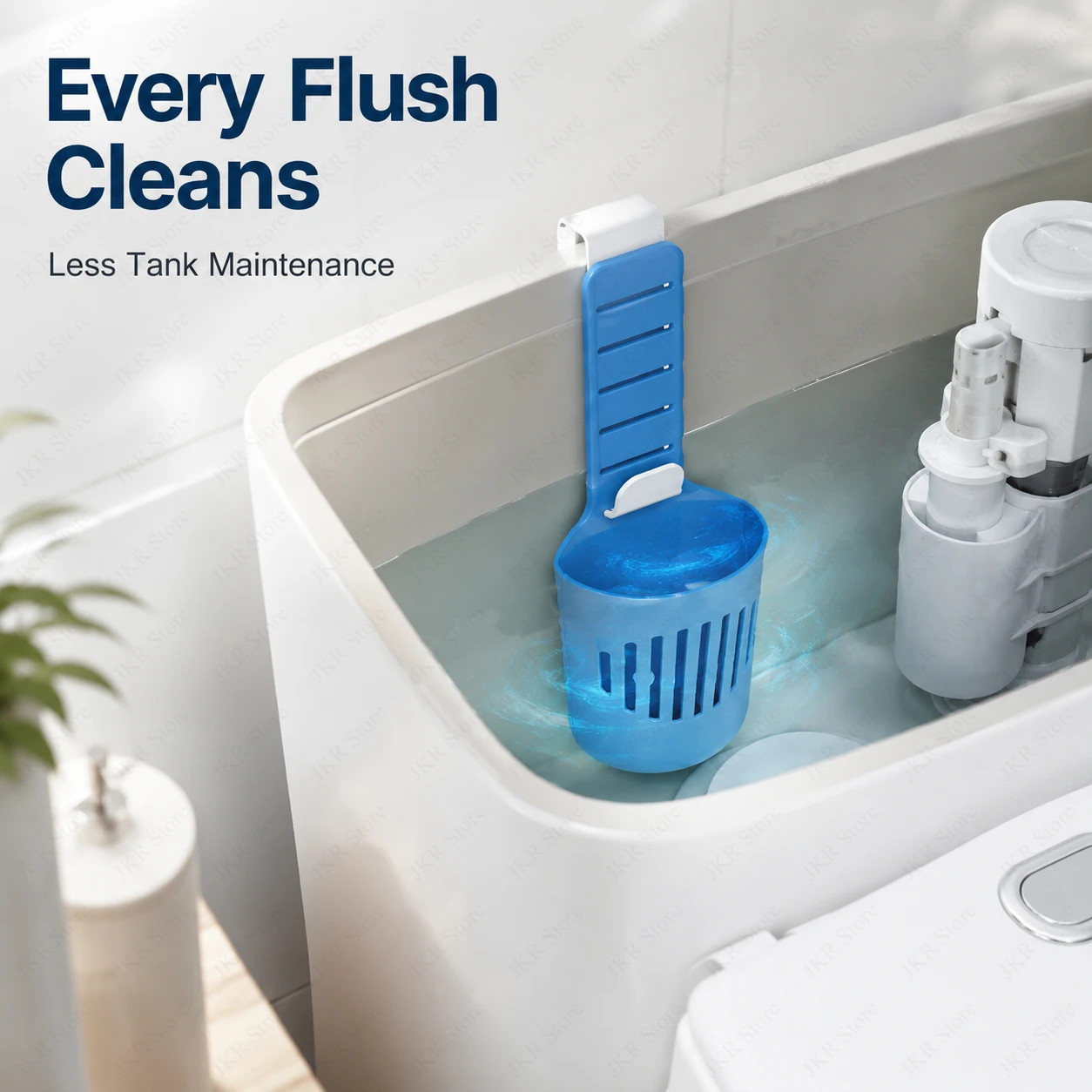 Silicone Hanging Toilet Cleaner Holder 1/2PCS Tank Tablet Deodorizer Hanger for Toilet Bowl Bathroom Cleaning Use view 3