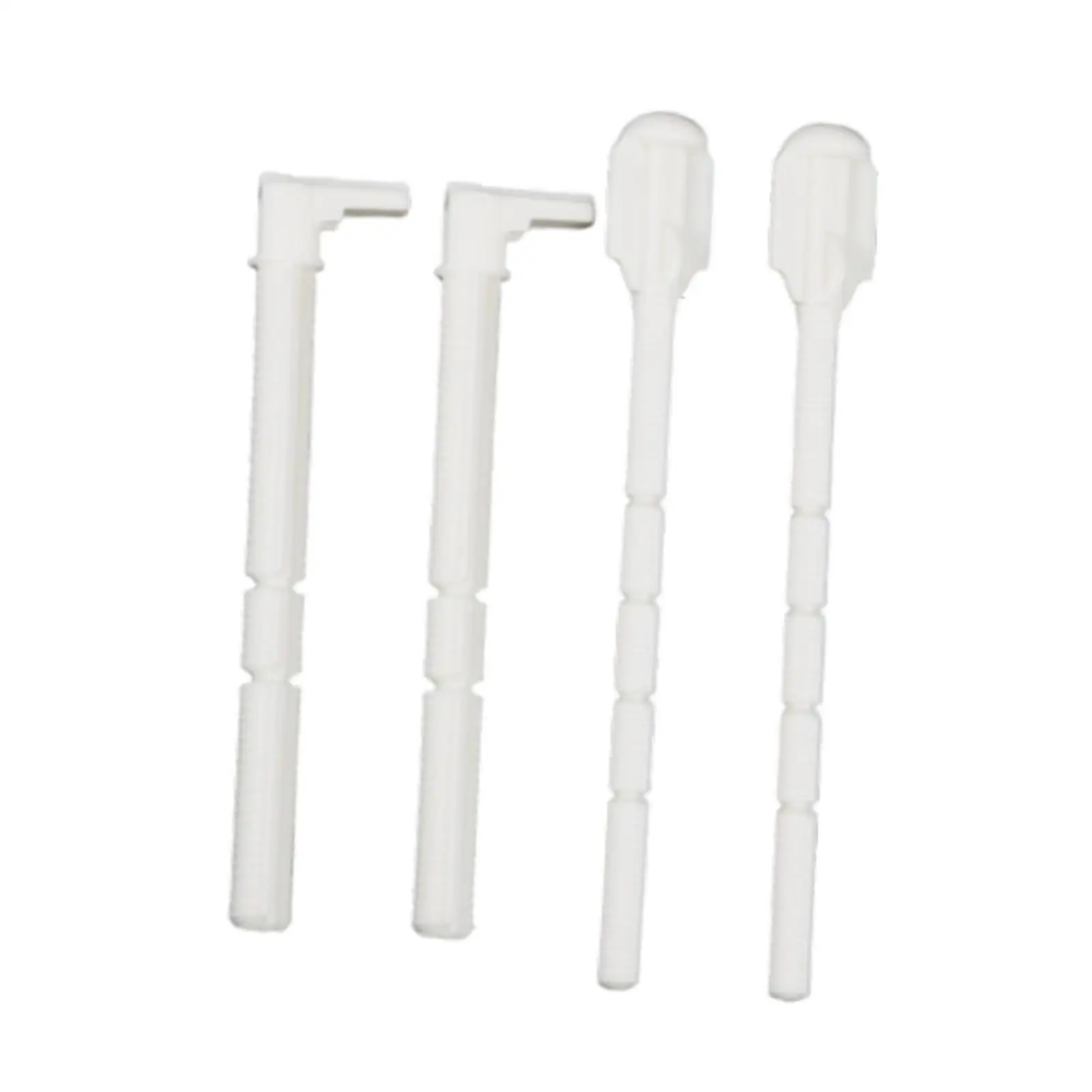 4x Toilet Water Tank Push Rod Set High Performance Quick Replacement Flush Plate Actuator for Concealed Cistern Panel Home Use