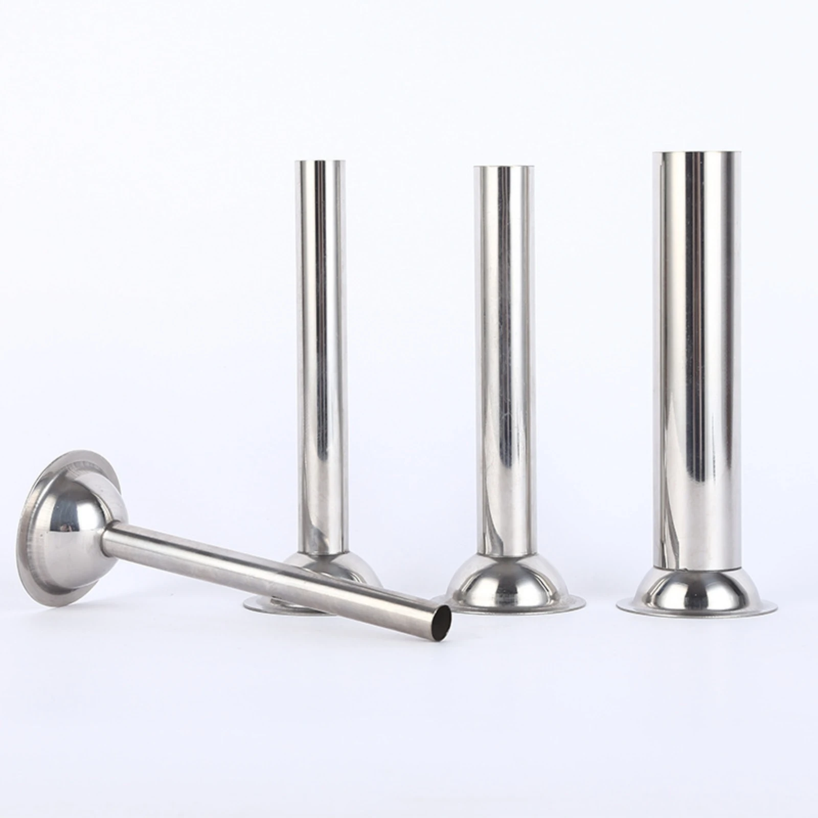 4 Pieces Sausage Stuffing Tube Heavy-Duty Sausage Stuffer Tube Hardware Rust-Resistant Long-Lasting for Butchers