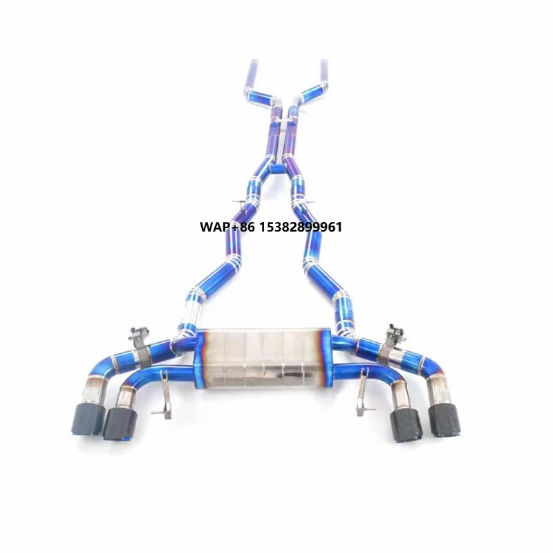 Catback Exhaust for M8 4.4T 2019-2023 Titanium Alloy Exhaust Pipe High Performance Exhaust Valve Control Pipe