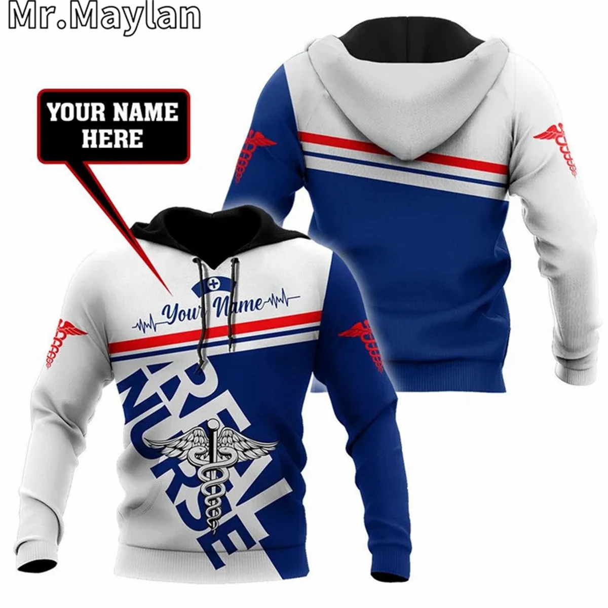 NURSING CUSTOM GIFT FOR NURSE UNIFORM 3D Printed Hoodie Men/Women Sweatshirt Streetwear Zip Pullover Casual Jacket Tracksuits-10