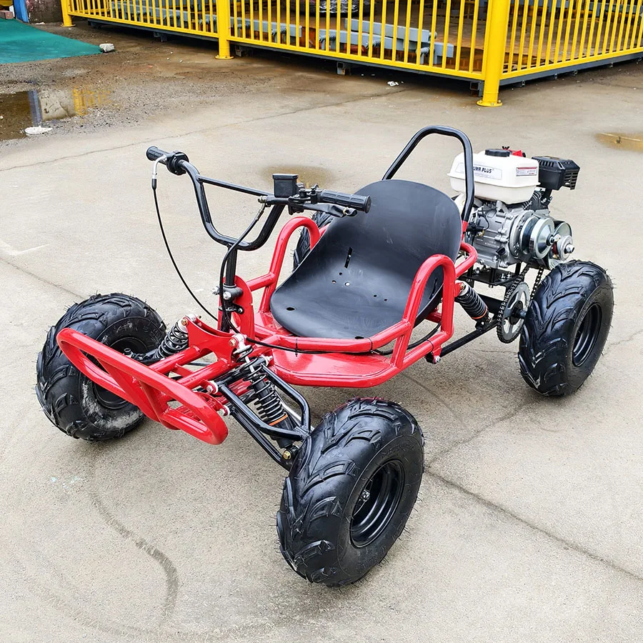 212cc 4-Stroke Gas-Powered Pedal Go-Kart 70km/H Maximum Speed All-Terrain Off-Road Children And Adults 200kg Load Capacity KartI