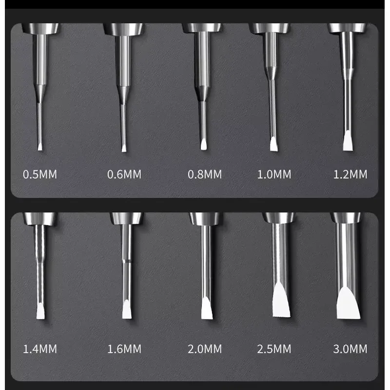 Brand For 10PCS watch repair kit, slip screwdriver for repairing watch glasses, precision cross shaped
