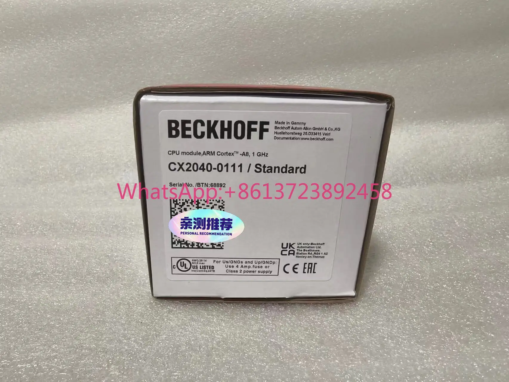 

BECKHOFF CX2040-0112 New in stock, high quality