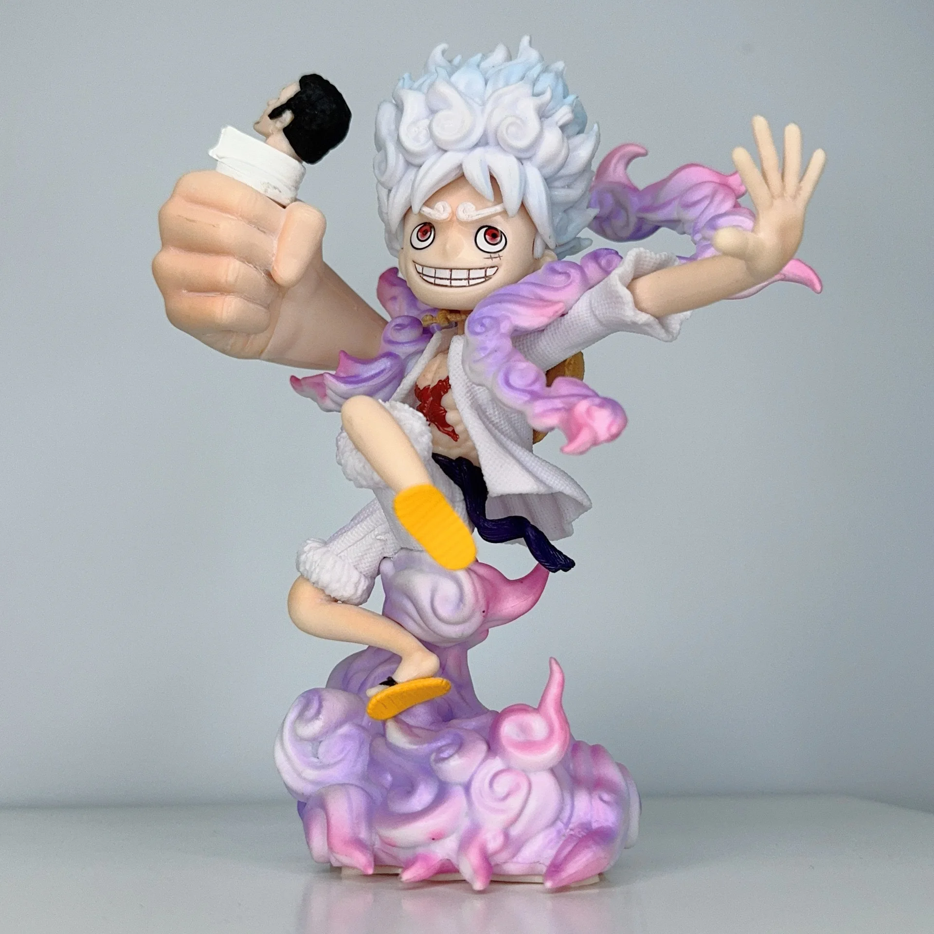 

Cartoon One Piece, Level 5, Nikalufei, Gripping Pen, Gripping Head, Sun God Model Ornament, Anime Handmade Model Ornament, Gift