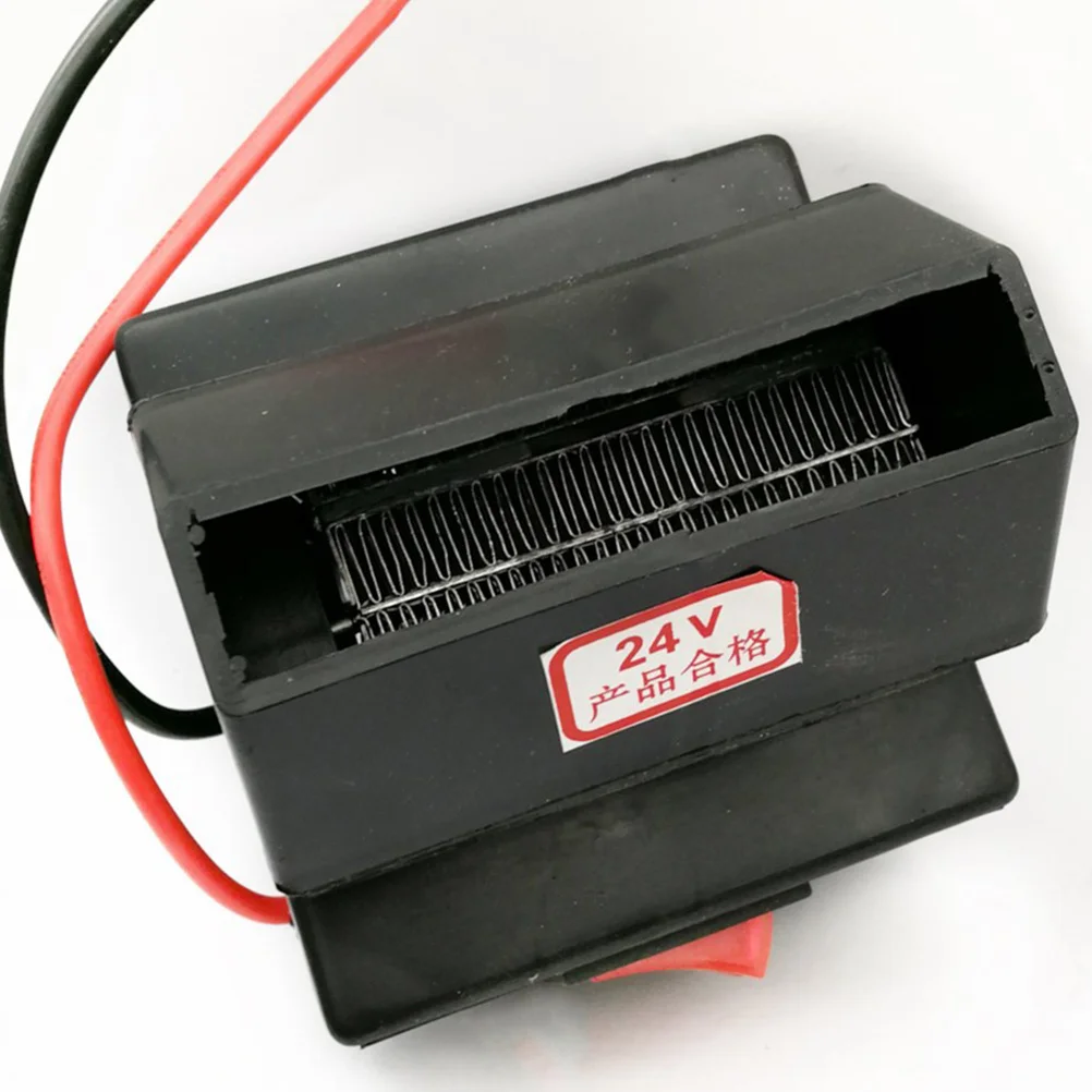 

Car Heater Fan 24V Warm Air Blower Dual Switch Instant Heating Overheat Protection For Truck Auto Windshield