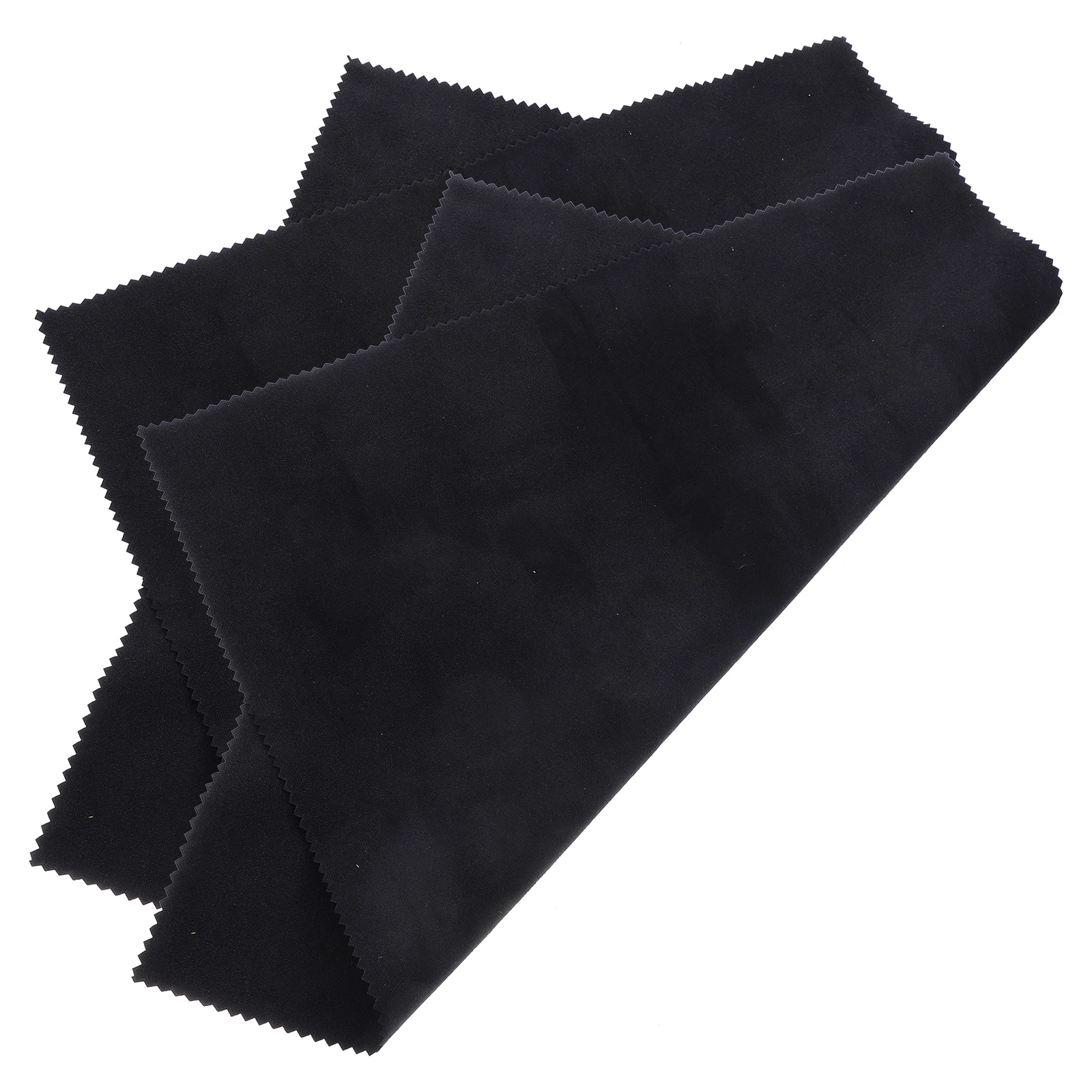 

2pcs Silver Polishing Microfiber Jewelry Cleaning Cloth for Glasses Accessories Reusable Wiping Cloth Jewelry Tool