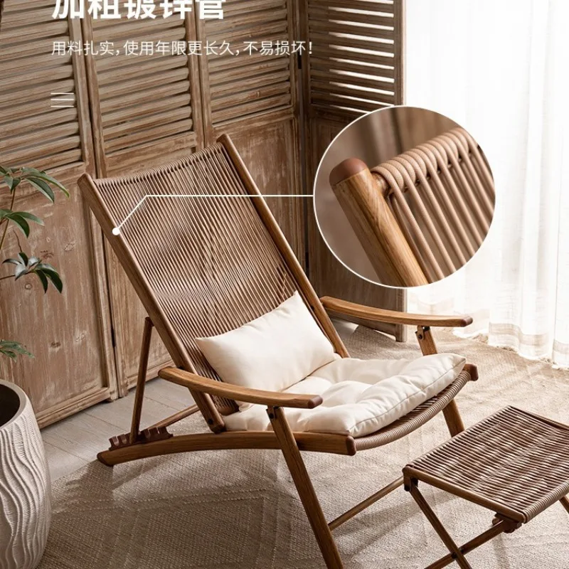 كرسي أريكة لغرفة المعيشة، استراحة الغداء، كرسي قابل للطي، شرفة القراءة والشرب، كرسي الترفيه، كرسي الروطان، حديقة الفناء