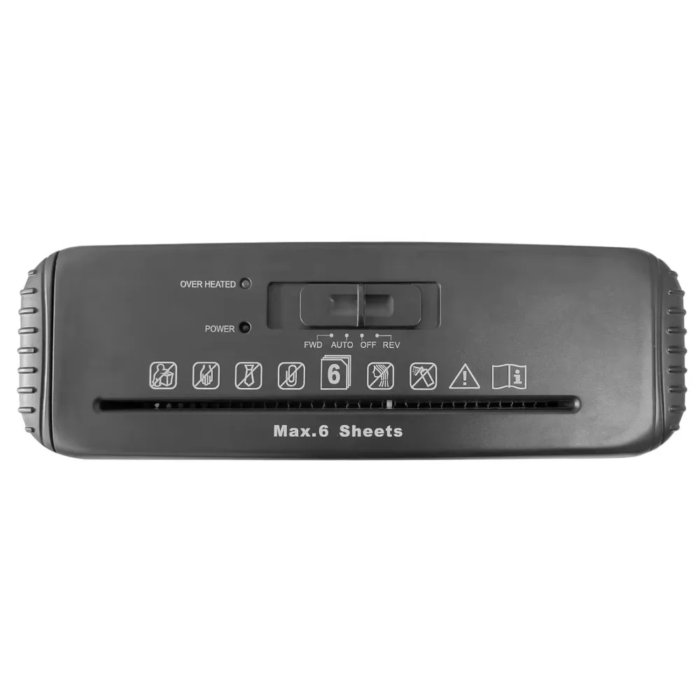 New Arrival Strip Cut Paper Shredder 6 Sheets Shred Paper  6mm Strip Cut Home and Office Paper Shredder Machine