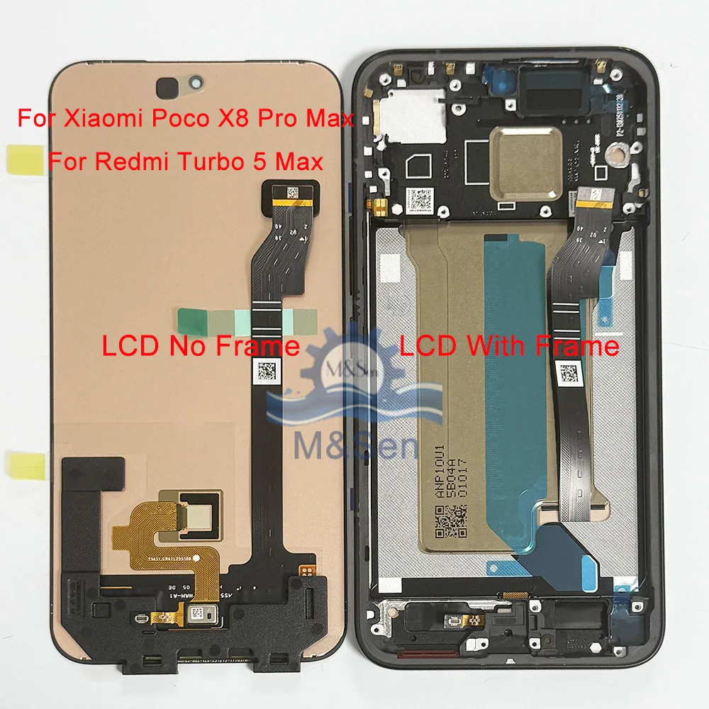 display-lcd-amoled-originale-per-xiaomi-redmi-turbo-5-5g-poco-x8-pro-5g-schermo-lcd-con-cornice-e-digitalizzatore-per-redmi-turbo-5-max-pocox8-pro-max