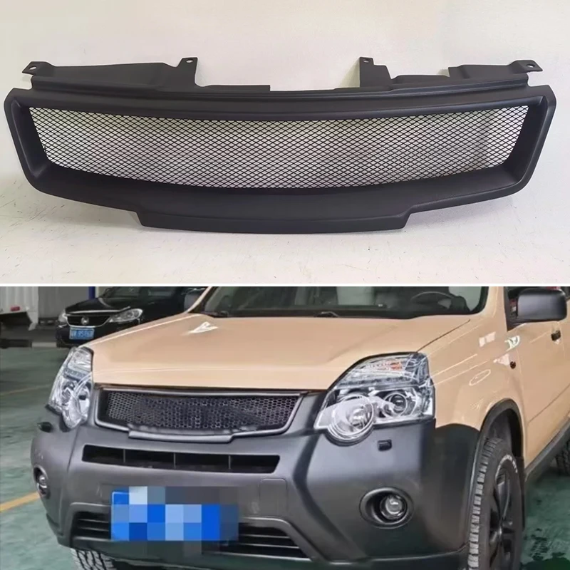 For Nissan X-trail Rogue 2011 2012 2013 Year Front Center Grill Racing Grille Cover Accessorie Body Kit