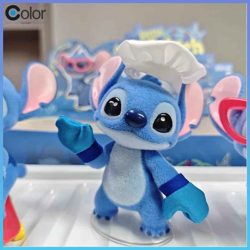 

Disney Stitch "Hello Stitch" Series Collectible Figure Trendy Blind Box Desktop Decoration Holiday Gift Action Toy Figures