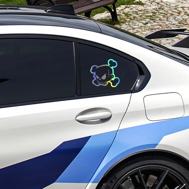 15x15CM Ken Block Skull Sticker, Angry Cartoon Vinyl Decal, Personalized Auto Body Window Styling Decoration Accessories - view 6