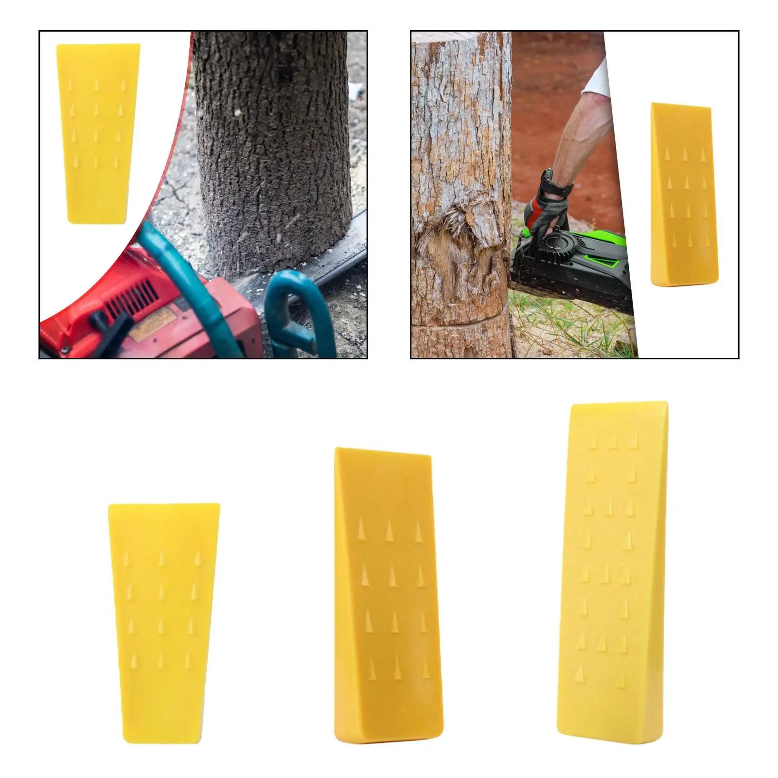 14/20/25cm Logging Wedge Tree Cutting Wedge Tree Cutting Logging Tools for Logging Cutting Splitting Wood Saw Loggers Supplies