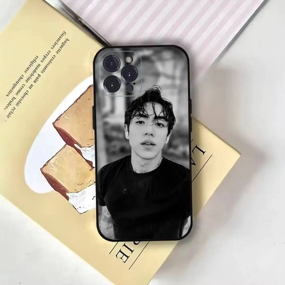 حافظة هاتف C-Christian-Y-Yu-Singer-DPR-Ian لهاتف iPhone17,16,15,14,13,12,11 Plus, Pro Max, غطاء أسود ناعم