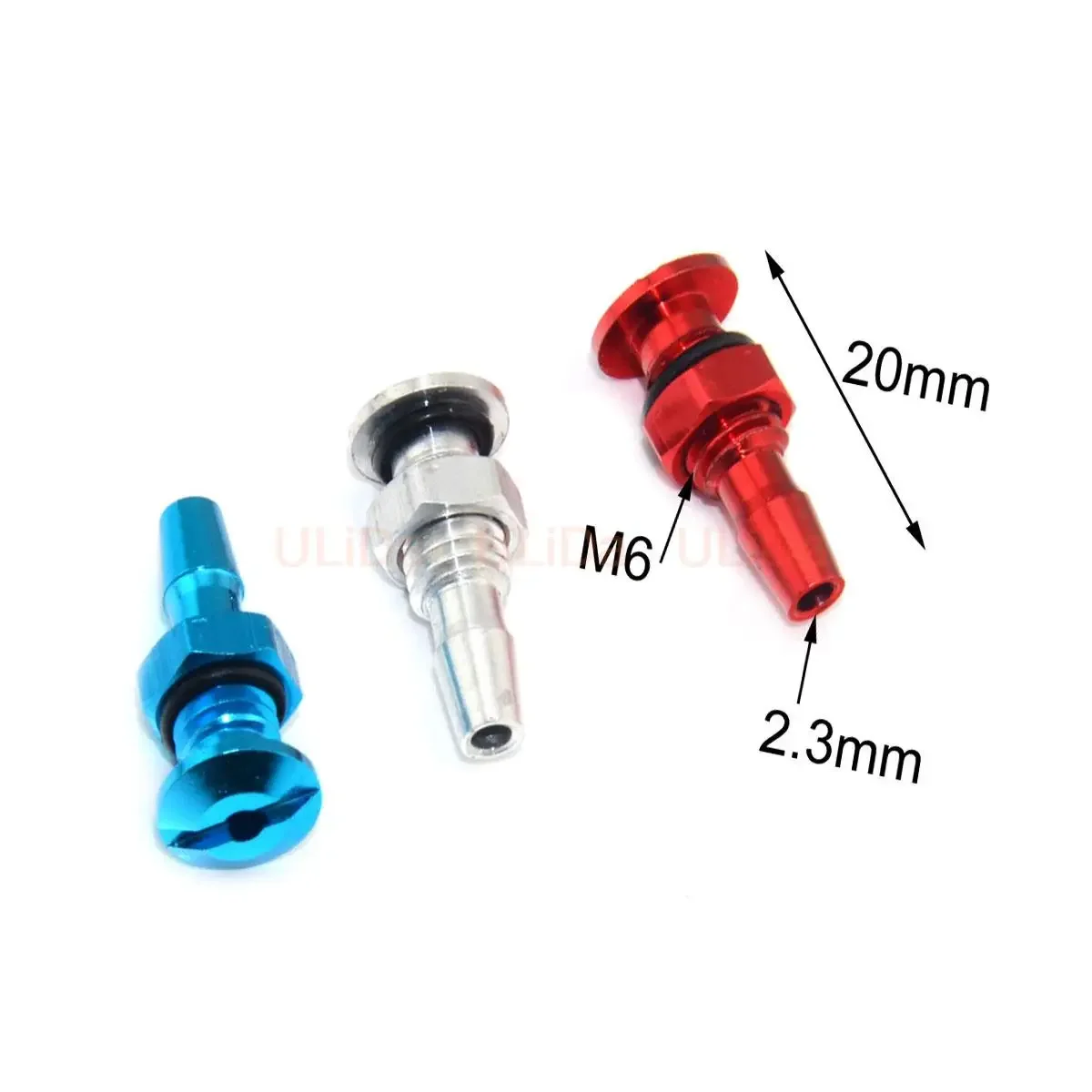 For Motor ESC Cooling System RC Boat Water Cooling Silicone Pipe Tube 1 Meter & M6 Aluminum Alloy Nozzle