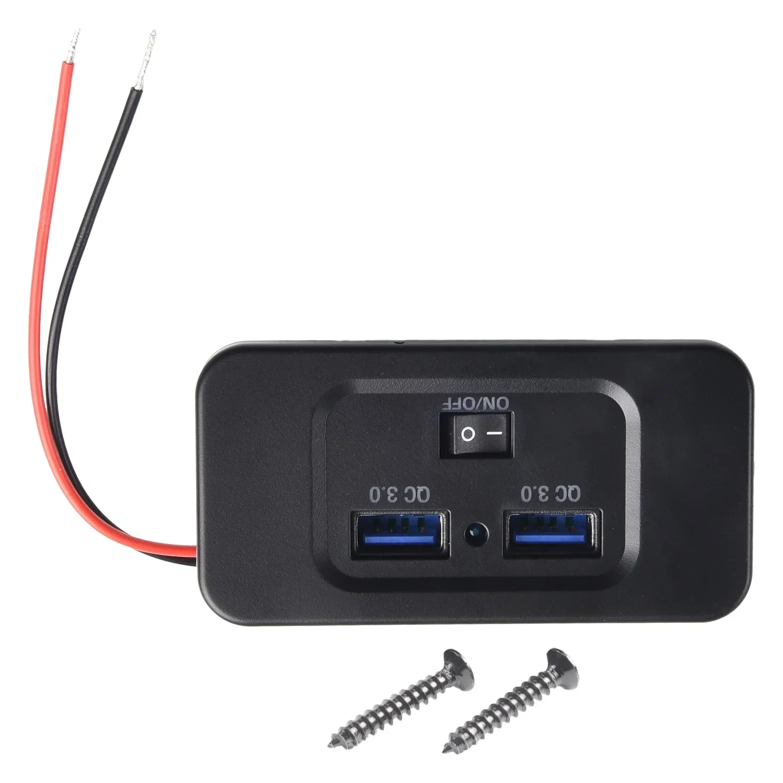 

12V-24V Charger Dual USB Car Charger 36W Output Scratch Resistant Wide Compatibility No Need To Drill Large Holes