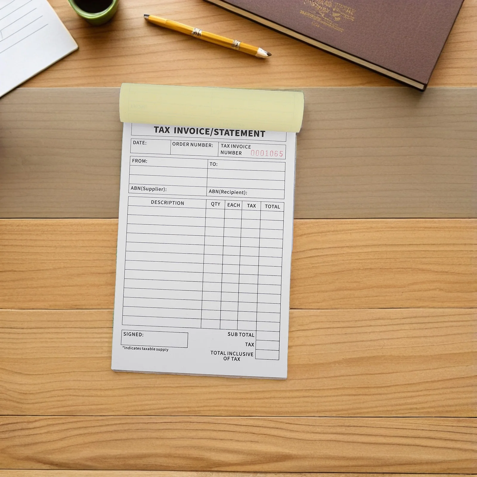 200 Pages Delivery Note Book for Courier Services Express Shipping Documentation Business Record Keeping Reusable