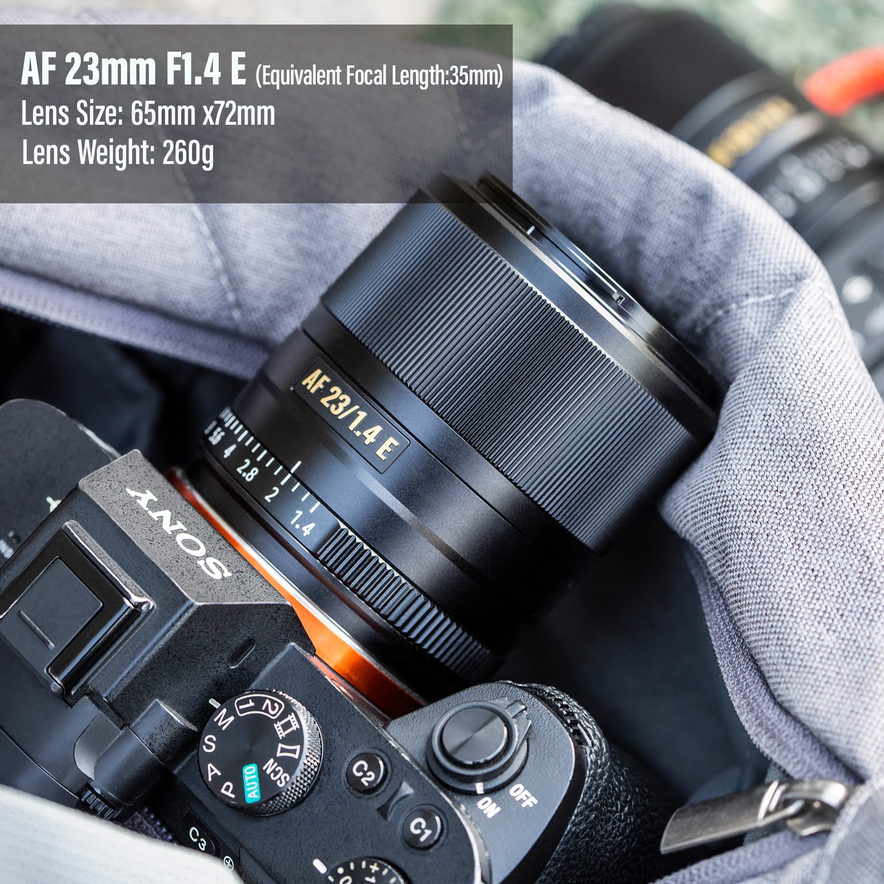 Viltrox 56mm F1.4 STM Lens Auto Focus Prime Large Aperture Portrait Lens APS-C for Sony E mount Camera Lens A7R A7IV A9II A6600