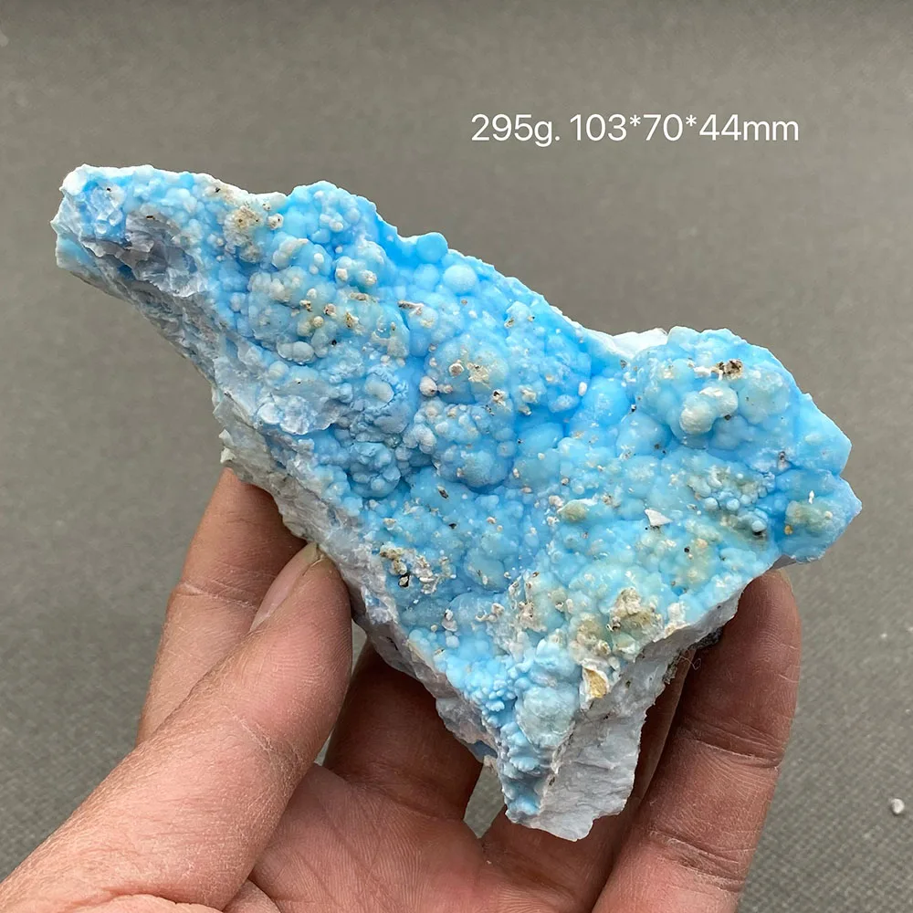 100% natural blue aragonite crystal gem ore specimens free shipping