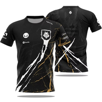 2025 Summer G2 Sports Esports Game Men T-shirt National Team Uniform 3D Printed T Shirt O-Neck Breathable Sport Oversized Tops