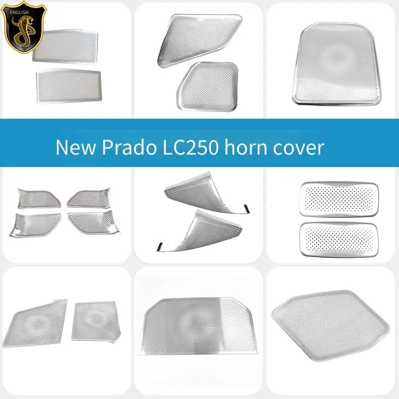 

Специальная крышка звукового сигнала Prado 2024-2025 LC250, маска для выпуска воздуха, новая дверная панель Badao, аксессуары для внутренней модификации