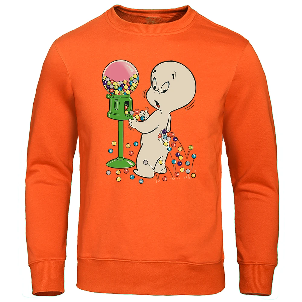

The Little Boy Likes Colored Glass Balls Sweatshirt Man Harajuku Crewneck Hoody Pattern Fleece Clothing Street Autumn Hoody Male