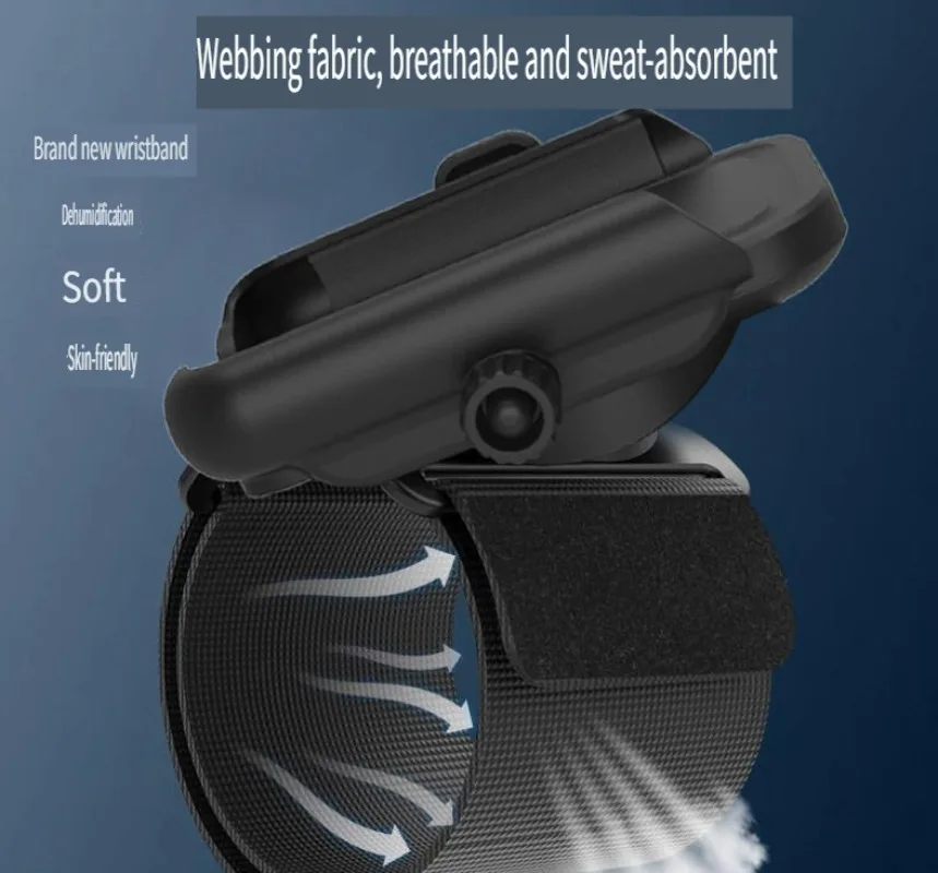 حامل معصم للهاتف للجري العالمي مضاد للانزلاق للرياضة والمشي لمسافات طويلة والسفر، متوافق مع جميع الهواتف الذكية (أسود)