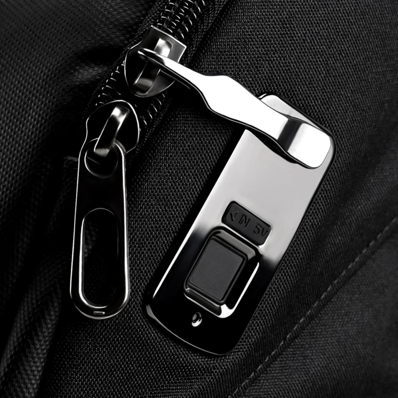 Imagem -01 - Anti-roubo Impressão Digital Cadeado para Mulheres Bolsa Bagagem Mochila Maleta anti roubo impressao digital cadeado para mulheres bolsa bagagem mochila maleta 01