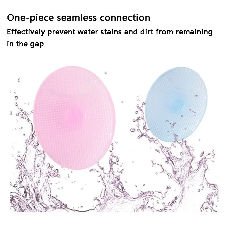 New Baby Silicone Shampoo Brush Bath Brush Healthy and Harmless Soft Silicone Skin SPA Scrub Cleansing Tool