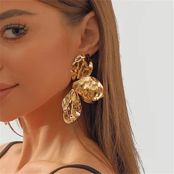 Kshmir New retro earrings creative irregular embossed female jewelry accessories, girls gifts, wholesale