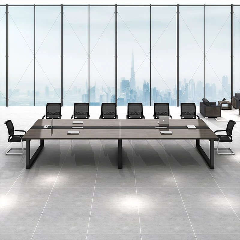 HYZ88 Modern Office Furniture Desk Set Conference Room Desk Boardroom Table Meeting Table Conference Tables and Chairs