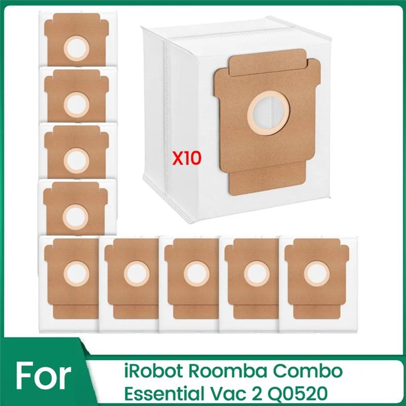 

Мешки для сбора пыли A66Z для Irobot Roomba Essential Vac 2 Q0520, запасные части для робота-пылесоса, нетканые мешки для мусора