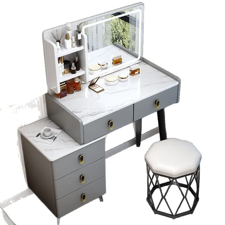 

Light Luxury Modern Eco-Friendly MDF Simple Living Room Small Apartment Advanced Sense Storage Cabinet Integrated Makeup Vanityp