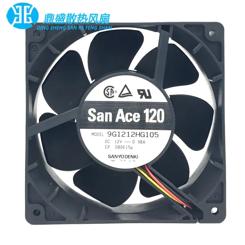 

1 шт. * ОРИГИНАЛ 9G1212HG105 12 В 0,98 А 12038 120*120*38 мм НОВЫЙ ОХЛАЖДАЮЩИЙ ВЕНТИЛЯТОР РАДИАТОР