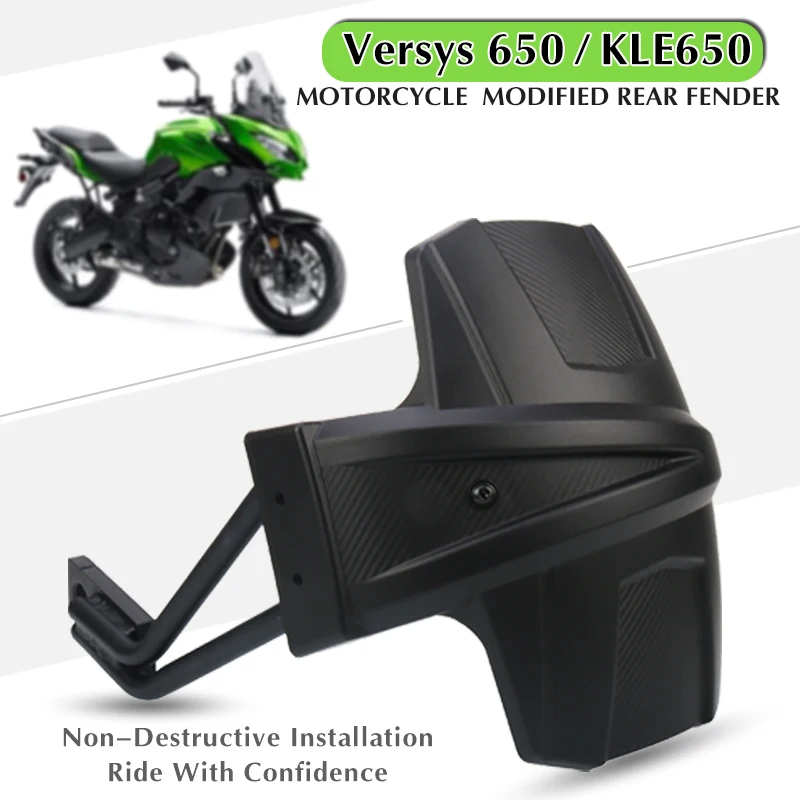 

For Versys650 Versys 650 KLE650 KLE 650 2015-2023 Motorcycle Rear Fender Mudguard Mudflap Guard Protector Wheel Hugger