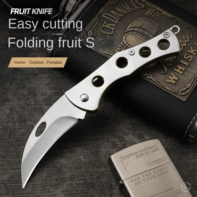 

1pc stainless steel pocket knife for outdoor camping travel with machete fruit knife