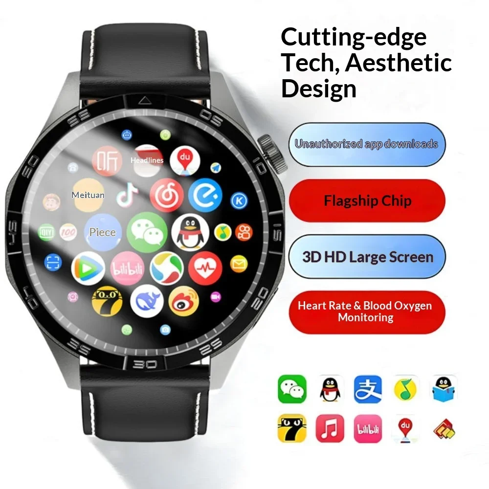 Full Touch HD Screen Smart Watch Bluetooth Dial Call Health Tracker IP68 Waterproof Custom Watch Face Multifunction Smartwatch
