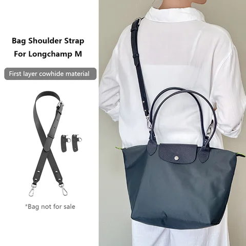 Bag Shoulder Strap For Longchamp M Leather Bag Strap Durable Bag Belt Slung Crossbody Fashion Bag Replacement Accessories