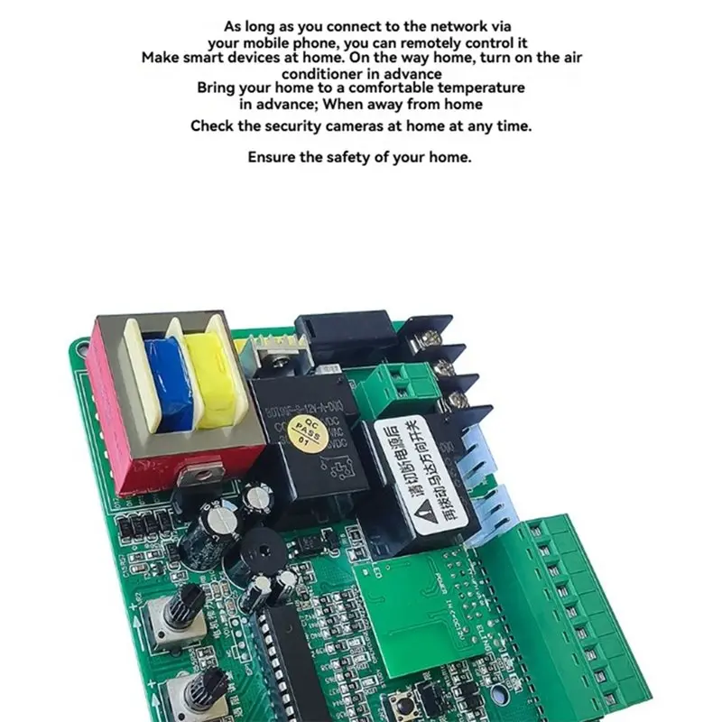 New Tech Controller Board Wifi Sliding Gate Opener With 3 433Mhz Remote Control Motherboard Circuit Card For Automatic Gate